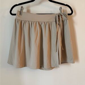 Madewell Tan Wrap Skort | Tie Waist | High Rise | Women’s Skirt Shorts